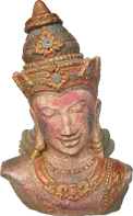 Rama head in cement. Size H30, L21, W13 cm. Price Exwork 72.000 IDR. Price FOB  5,70 usd excl packing. Order code CP026.