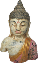 Buddha Torso in cement. Size H21, L14, W8 cm. Price Exwork 48.000 IDR. Price FOB 3,60 usd excl packing. Order code CP012.