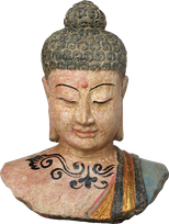 Buddha Torso in cement. Size H15, L12, W7 cm. Price Exwork 31.250 IDR. Price FOB 2,35 usd excl packing. Order code CP014.