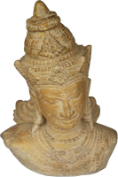 Rama head in cement. Size H30, L21, W13 cm. Price Exwork 72.000 IDR. Price FOB  5,70 usd excl packing. Order code CP028.