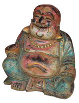 Happy Buddha. Size H36 cm. Price Exwork 83.750 IDR. Price FOB 7,10 usd excl packing. Order code CP039.