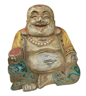 Happy Buddha. Size H36 cm. Price Exwork 83.750 IDR. Price FOB 7,10 usd excl packing. Order code CP041.