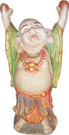 Happy Buddha. Size H30 cm. Price Exwork 75.000 IDR. Price FOB 6,10 usd excl packing. Order code CP065.