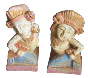 Couple Janger Bali in cement. Size H11 cm . Set of 2 pcs. Price Exwork 54.000 IDR. Price FOB 3,90 usd excl packing. Art. code: CP086.