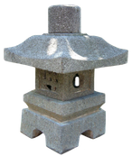 GardenLantern Lavastone GL29. Size H38cm, L25cm, W25cm. 
