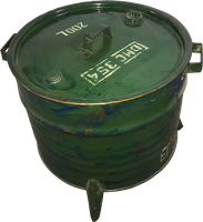 Big Trash can. Art. code ZRM025. Size H55, L65, W60 cm.