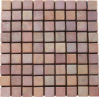 Parquet Mosaic 3 x 3cm Red Marble – Order code: PAM09A