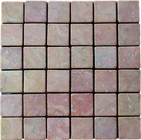 Parquet Mosaic 5 x 5cm Red Marble – Order code: PAM3-09A