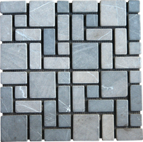 Parquet Mosaic Mix Grey Marble – Order code: PAMM-02