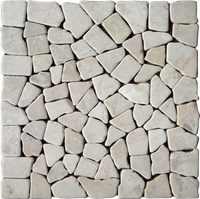 Puzzle Mosaic White Marble – Order code: PZM04A