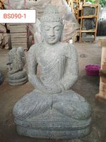 Sitting Buddha Green stone. Art. code BS090. Size H75, L42, W30cm. Weight 83 kg. Price Exwork 50 usd, Price FOB 56,09 usd.