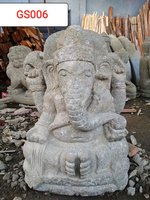 Ganesha Green stone. Art. code GS006. Size H 60, L30, W35cm. Weight 65 kg. Price Exwork 44 usd, Price FOB 48,53 usd.