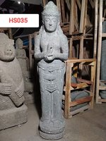 Standing Dewi Green stone. Art. code HS035. Size H 120, L20, W30cm. Weight 75 kg. Price Exwork 50 usd, Price FOB 56,48 usd.