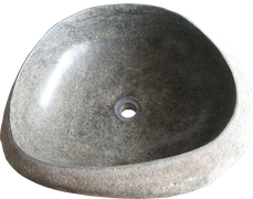Washbasin riverstone. Size Medium aprox. 60x50x15 cm. Code WRL. Price FOB 36,50 usd.