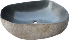 Washbasin riverstone. Size Medium aprox. 60x50x15 cm. Code WRL. Price FOB 36,50 usd.