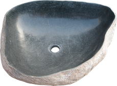 Washbasin riverstone. Size Medium aprox. 60x50x15 cm. Code WRL. Price FOB 36,50 usd.
