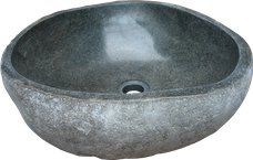 Washbasin riverstone. Size Medium aprox. 50x40x15 cm. Code WRM. Price FOB 28 usd.