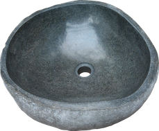 Washbasin riverstone. Size Medium aprox. 50x40x15 cm. Code WRM. Price FOB 28 usd.