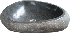 Washbasin riverstone. Size Medium aprox. 50x40x15 cm. Code WRM. Price FOB 28 usd.