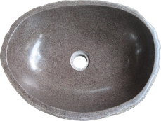 Washbasin riverstone. Size Medium aprox. 50x40x15 cm. Code WRM. Price FOB 28 usd.
