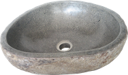 Washbasin riverstone. Size Medium aprox. 40x35x15 cm. Code WRS. Price FOB 21,50 usd.