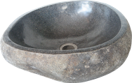 Washbasin riverstone. Size Medium aprox. 40x35x15 cm. Code WRS. Price FOB 21,50 usd.