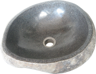 Washbasin riverstone. Size Medium aprox. 40x35x15 cm. Code WRS. Price FOB 21,50 usd.