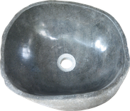 Washbasin riverstone. Size Medium aprox. max 35x35x15 cm. Code WRXS. Price FOB 19,00 usd.