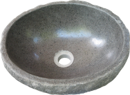 Washbasin riverstone. Size Medium aprox. max 35x35x15 cm. Code WRXS. Price FOB 19,00 usd.