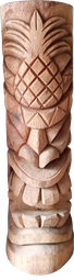 Tiki Coconut statue H 50cm, Diameter 25-27cm. Art. code TC017. Price FOB 14,75 usd.Tiki Coconut statue H 100cm, Diameter 25-27cm. Art. code TC018. Price FOB 25,25 usd. 