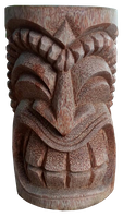 Tiki Coconut statue H 50cm, Diameter 25-27cm. Art. code TC019. Price FOB 14,75 usd.Tiki Coconut statue H 100cm, Diameter 25-27cm. Art. code TC020. Price FOB 25,25 usd. 