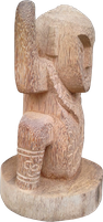 KohLanta coconut wood. Diameter 27-28 cm, H 50 cm.  Art. code TC100. Price FOB 14,80 usd.