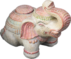 Cement Elephant for flag. Size: L55, H45, W30 cm. Weight 56kg. Price Exwork 360.000 IDR. Price FOB 30,50 usd.  Art. Code CP123. Packing in wooden crate.