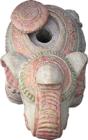 Cement Elephant for flag. Size: L55, H45, W30 cm. Weight 56kg. Price FOB 26,30 usd. Price Exwork 300.000 IDR. Packing in wooden crate.