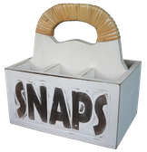Wooden box (MDF)1634– Size H15,5cm, L14,5cm, W10cm. Text on 2 sides. 