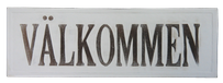 Wooden sign (MDF) “WELCOME”1641. Comes with natural string for hanging. Size H10cm, L30cm, W1cm. 