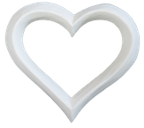 Wooden Heart 1654—Size H12,5 cm, L14cm.  