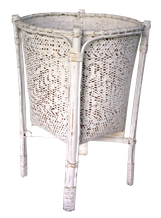 Bamboo basket Laundry. Art. Code WW004. Size basket: H60cm, D40cm.