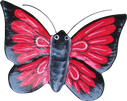 Magnet animal wood butterfly red. Art. code ZM025. Size L 8 cm H 6 cm. Price FOB 0,28 usd. Art. code ZM029. Size L 9 cm, H 7 cm. Price FOB 0,33 usd.