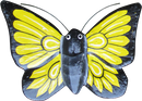 Magnet animal wood butterfly yellow. Art. code ZM026. Size L 8 cm H 6 cm. Price FOB 0,28 usd. Art. code ZM030. Size L 9 cm, H 7 cm. Price FOB 0,33 usd.