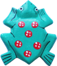 Art. code ZM013. Magnet animal wood frog green. Size L 7 cm H 6 cm. Price FOB 0,25 usd.