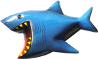 Art. code ZM019. Magnet animal wood shark 1. Size L 8 cm H 5 cm. Price FOB 0,30 usd.