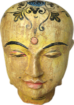 Head in cement. Size H32, L25, W25 cm. Price Exwork 171.000 IDR. Price FOB 13,65 usd incl packing wooden crate. Order code CP002.