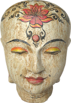 Head in cement. Size H32, L25, W25 cm. Price Exwork 171.000 IDR. Price FOB 13,65 usd incl packing wooden crate. Order code CP003.